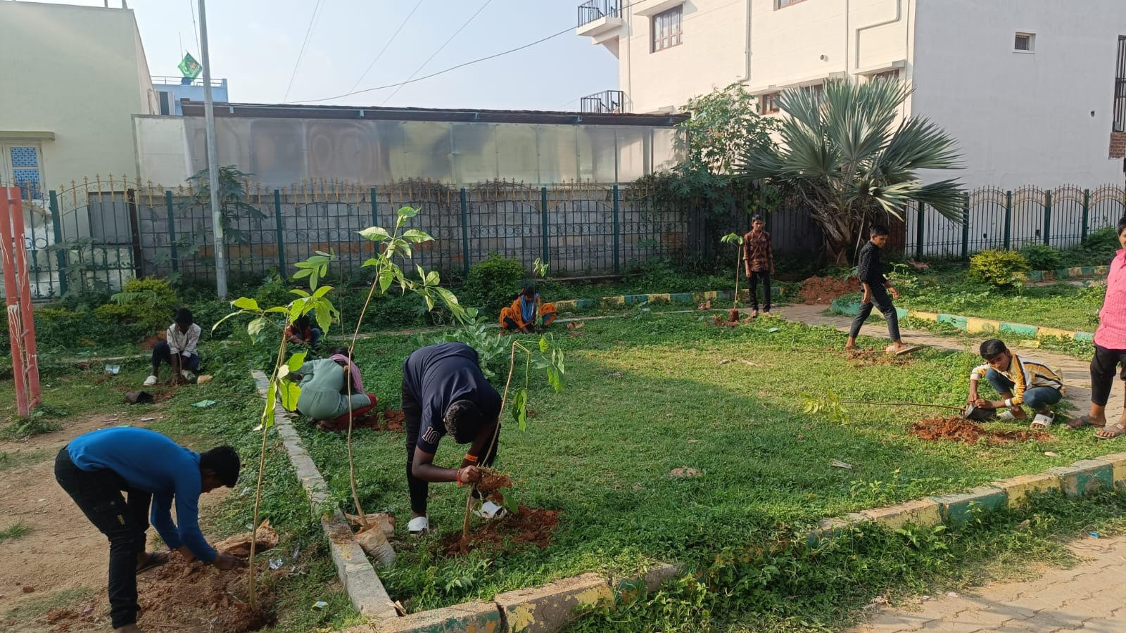 SCEAD Foundation tree plantation drive in Bengaluru